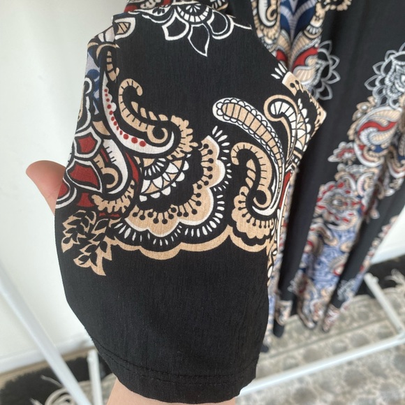 Mermaid Cove Mandala/Paisley midi dress - Picture 3 of 5